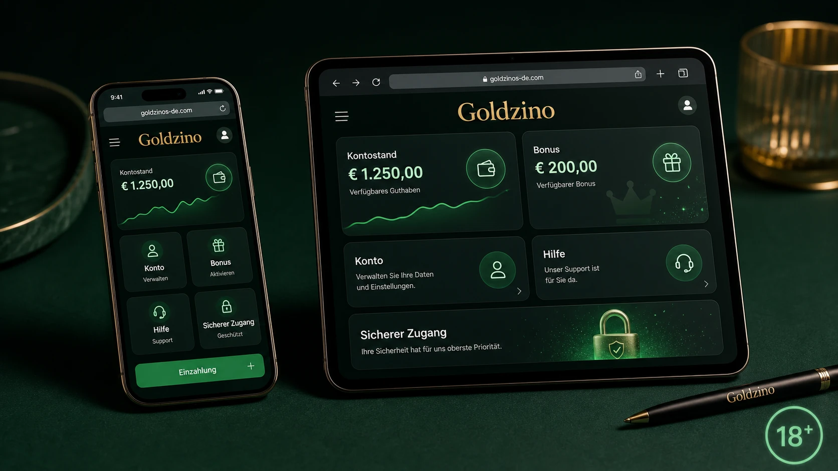 Goldzino Casino App: mobile Nutzung und offizieller Zugang