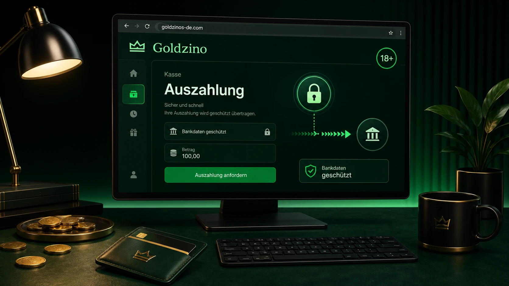 Offizielle Kasse und sicherer Auszahlungsweg