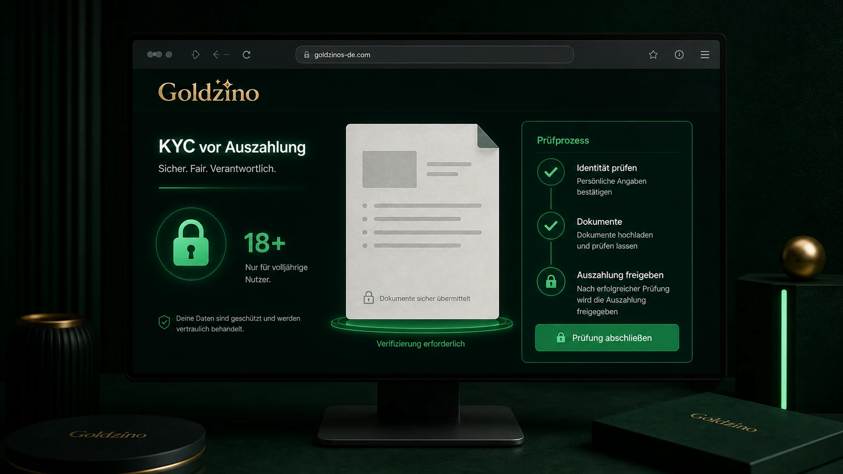 KYC und Verifizierung vor der Auszahlung
