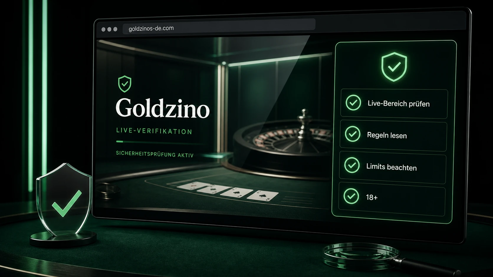 Goldzino Live Casino: was Nutzer prüfen sollten
