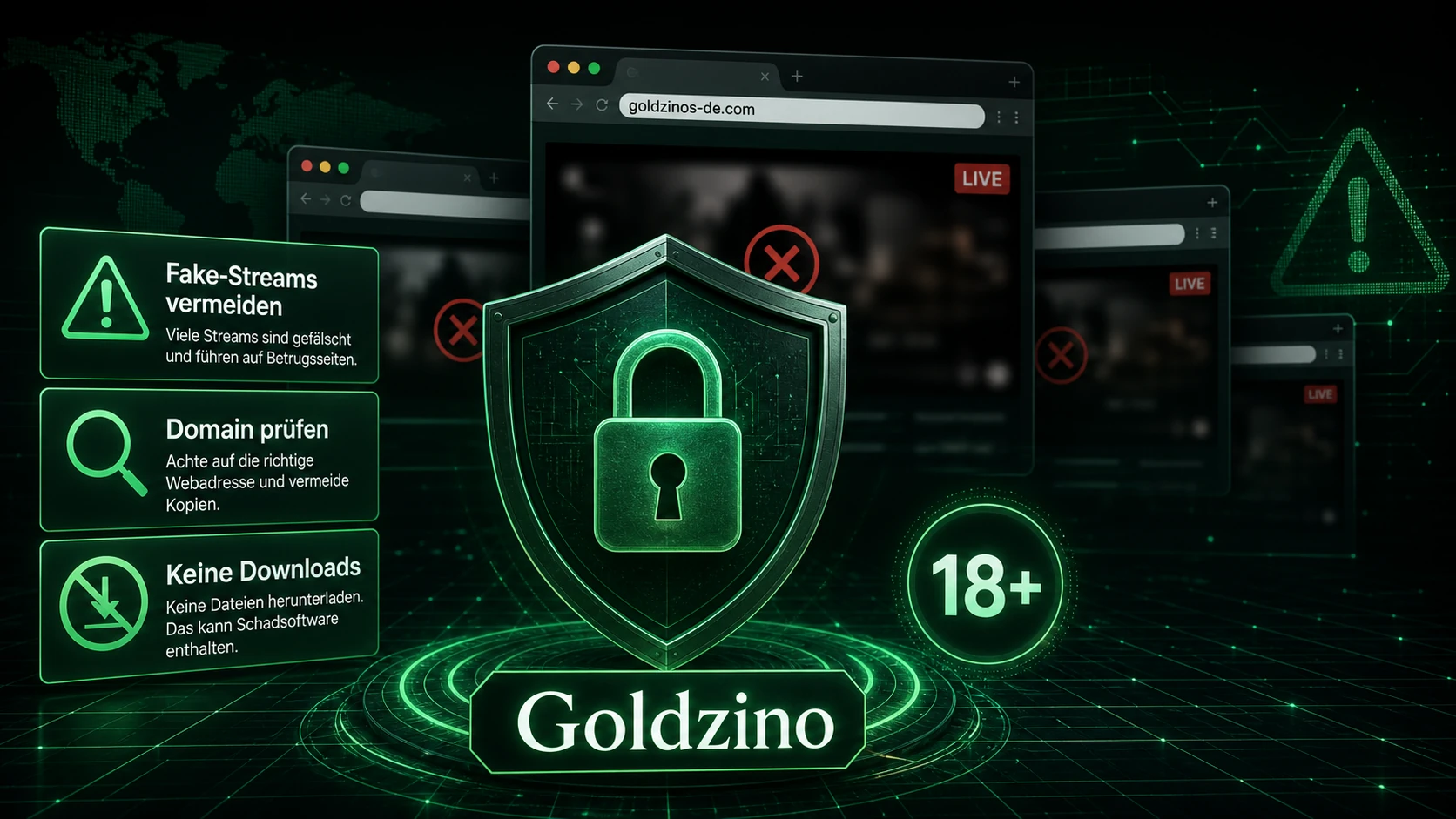 Fake Live Casino Seiten und unseriöse Streams vermeiden