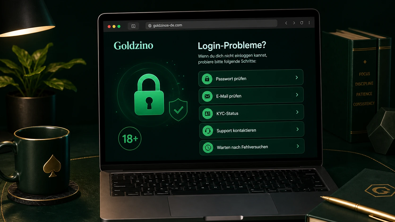 Was tun bei Login-Problemen?