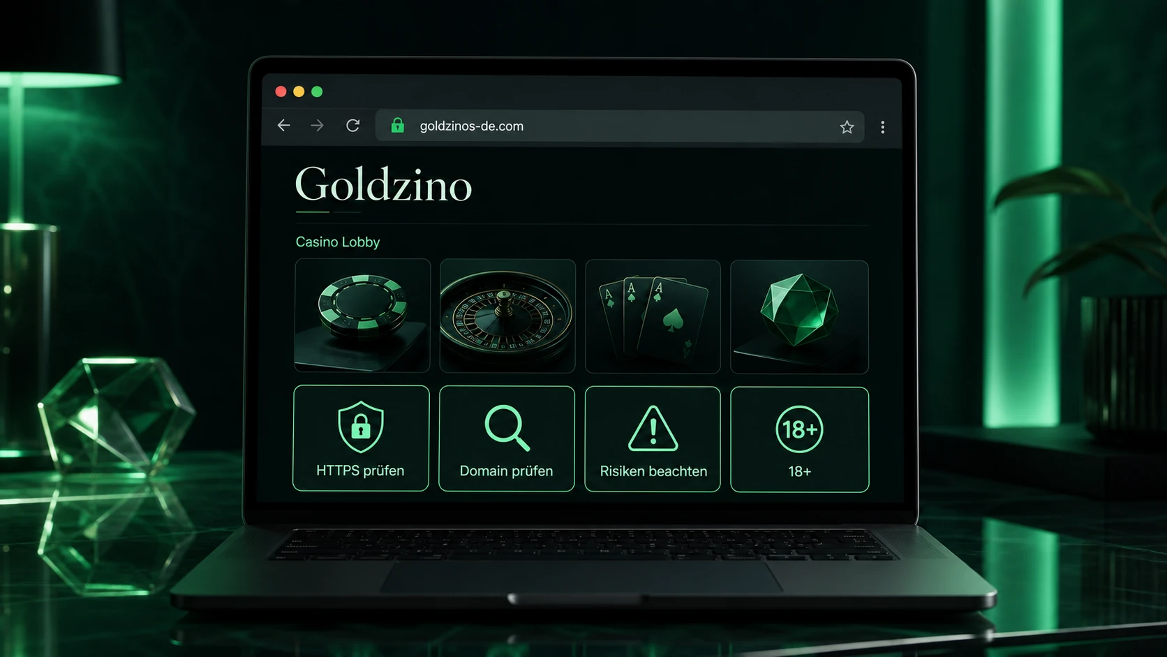 Goldzino Online Casino: Zugang, Website und Risiken
